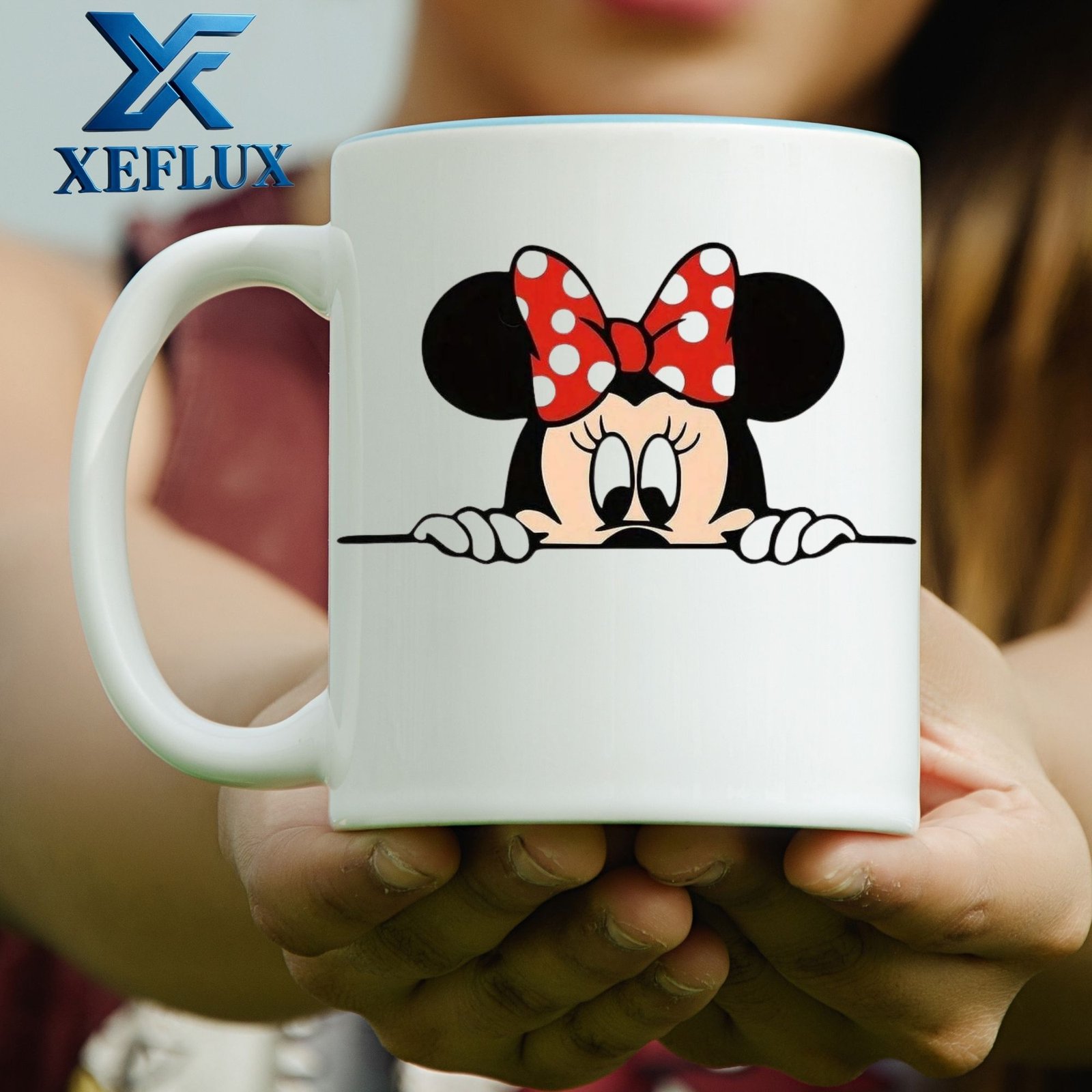 Peek-a-Brew Minnie Mouse Mug