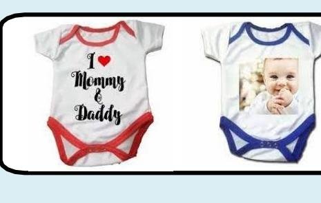 Custom printed Baby Romper (3mo–1yr) — Xeflux Margao Goa
