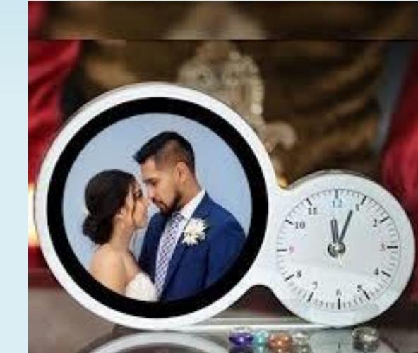 Custom printed Magic Mirror – Clock Shape — Xeflux Margao Goa