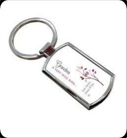 Custom printed Metal Keychain – Rectangle — Xeflux Margao Goa
