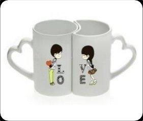Custom printed White Couple Mug — Xeflux Margao Goa
