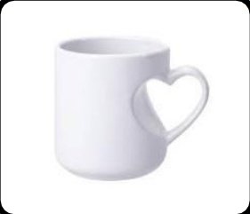 Custom printed White Inner Heart Mug — Xeflux Margao Goa